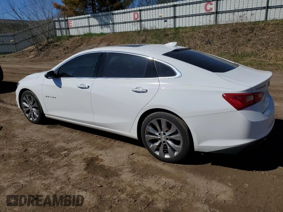 2016 Chevrolet Malibu Premier with VIN 1G1ZH5SX3GF344784, listed as a Copart auction lot 53938205 with 202,232 mi miles and Clean Title. Bid and sale history available at DreamBid. Image 2.