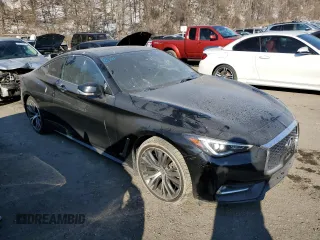 2017 Infiniti Q60 Premium with VIN JN1CV7EL4HM321038, listed as a Copart auction lot 88424225 with 101,233 mi miles and Salvage title. Bid and sale history available at DreamBid. Image 4.