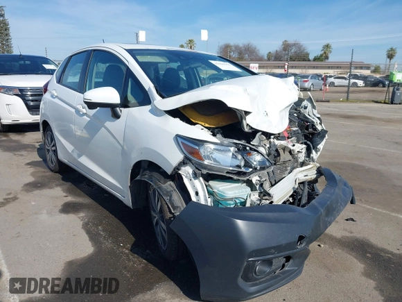 2018 Honda Fit EX-L with VIN 3HGGK5H90JM727180, listed as a IAAI auction lot 41610155 with 180,020 mi miles. Bid and sale history available at carsss.com. Image 1.