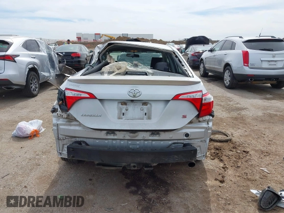 2016 Toyota Corolla L with VIN 5YFBURHE2GP465431, listed as a IAAI auction lot 41780567 with 190,566 mi miles and . Bid and sale history available at DreamBid. Image 17.