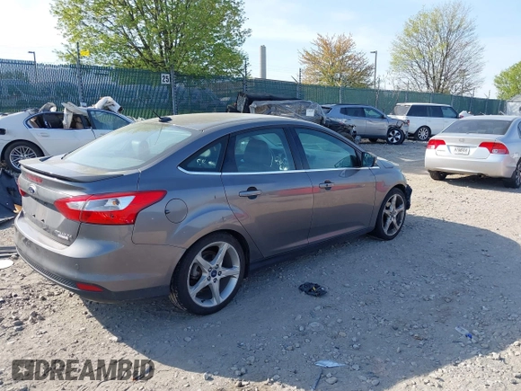 2014 Ford Focus Titanium with VIN 1FADP3J24EL241067, listed as a IAAI auction lot 42093101 with 1 mi miles. Bid and sale history available at carsss.com. Image 4.