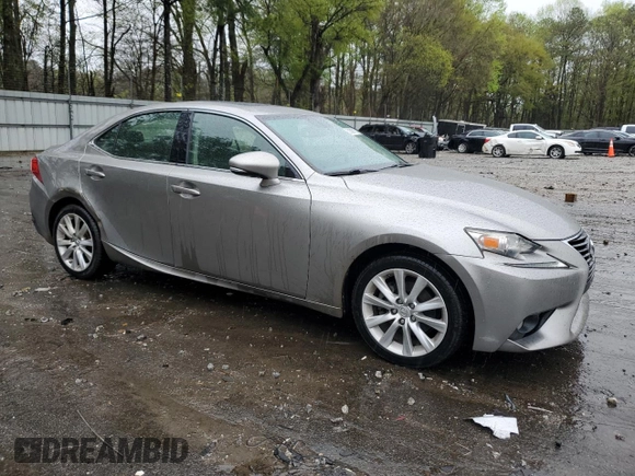 2014 Lexus IS 250 with VIN JTHBF1D28E5022507, listed as a Copart auction lot 50388715 with 170,941 mi miles and Salvage Title. Bid and sale history available at DreamBid. Image 4.