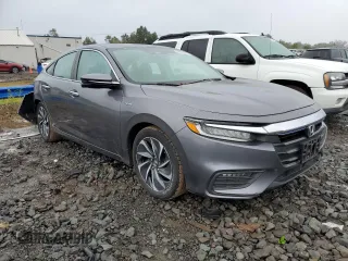 2019 Honda Insight Touring with VIN 19XZE4F98KE010310, listed as a Copart auction lot 61811544 with 52,514 mi miles and Salvage Title. Bid and sale history available at carsss.com. Image 4.
