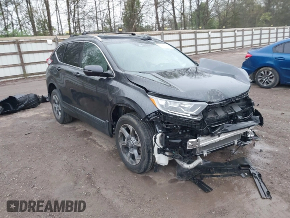 2019 Honda CR-V EX-L with VIN 5J6RW2H80KA011146, listed as a IAAI auction lot 41986699 with 64,498 mi miles. Bid and sale history available at carsss.com. Image 1.