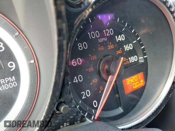 2017 Nissan 370Z with VIN JN1AZ4EH8HM950954, listed as a Copart auction lot 88715405 with 34,501 mi miles and Salvage title. Bid and sale history available at DreamBid. Image 9.