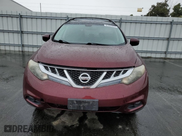 2011 Nissan Murano S with VIN JN8AZ1MU4BW066598, listed as a Copart auction lot 81093824 with 290,174 mi miles and Salvage Title. Bid and sale history available at carsss.com. Image 5.