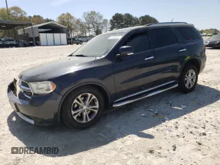 2013 Dodge Durango Crew with VIN 1C4RDHDG4DC698800, listed as a Copart auction lot 51002525 with 156,774 mi miles and Salvage Title. Bid and sale history available at carsss.com. Image 1.