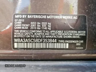 2013 BMW 3 Series 328i с VIN WBA3A5C58DF353844, выставлен на аукционе Copart как лот 61845725 с пробегом 140 830 миль миль и Чистый • Clean title. История ставок и продаж доступна на DreamBid. Изображение 12.