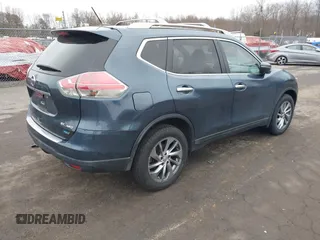 2014 Nissan Rogue S with VIN 5N1AT2MV1EC795008, listed as a IAAI auction lot 41723073 with 93,662 mi miles. Bid and sale history available at carsss.com. Image 4.