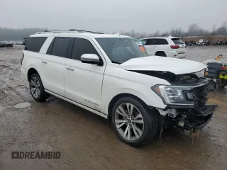 2020 Ford Expedition Max Platinum z VIN 1FMJK1MT5LEA75174, wystawiony jako Copart lot #85696414 z przebiegiem 111 278 mil mil oraz Szkoda całkowita • Salvage title. Historia ofert i sprzedaży dostępna na DreamBid. Obrazek 4.