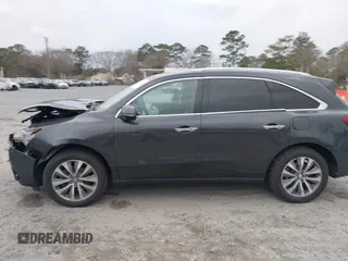 2016 Acura MDX w/Tech with VIN 5FRYD3H48GB005540, listed as a IAAI auction lot 41722697 with 74,793 mi miles. Bid and sale history available at carsss.com. Image 14.