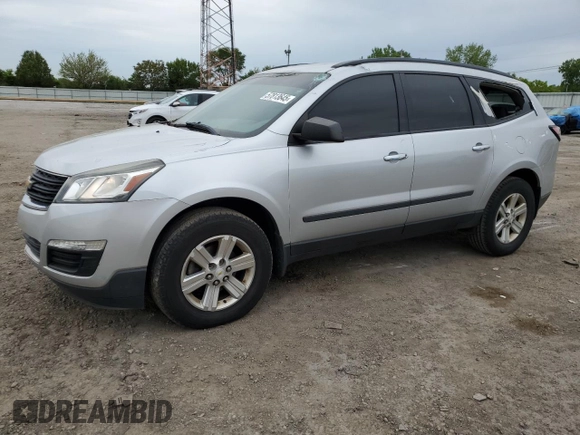 2017 Chevrolet Traverse LS with VIN 1GNKRFKD6HJ273538, listed as a Copart auction lot 57813645 with 126,396 mi miles and Non repairable. Bid and sale history available at DreamBid. Image 1.