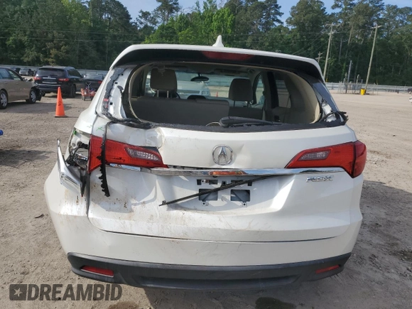 2015 Acura RDX with VIN 5J8TB3H34FL010689, listed as a Copart auction lot 53948525 with 86,951 mi miles and Salvage title. Bid and sale history available at DreamBid. Image 6.