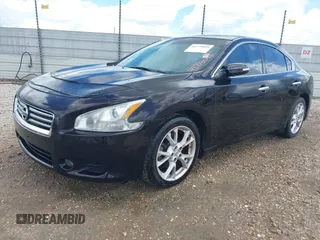 2014 Nissan Maxima S with VIN 1N4AA5AP7EC455739, listed as a IAAI auction lot 42776028 with 149,515 mi miles and . Bid and sale history available at DreamBid. Image 2.