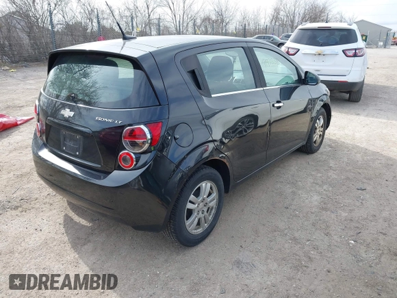 2013 Chevrolet Sonic LT with VIN 1G1JC6SH1D4191825, listed as a IAAI auction lot 41973380 with 172,504 mi miles. Bid and sale history available at carsss.com. Image 4.