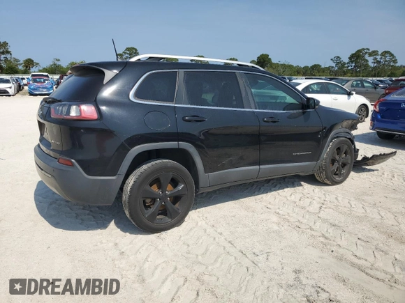2019 Jeep Cherokee Limited with VIN 1C4PJLDB4KD377418, listed as a Copart auction lot 52537945 with 153,638 mi miles and Non Repairable. Bid and sale history available at DreamBid. Image 3.