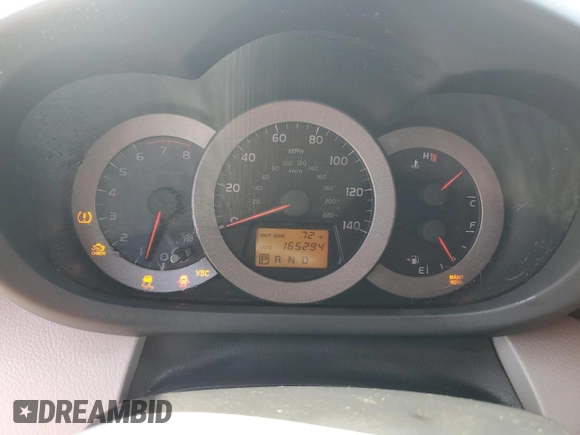 2008 Toyota RAV4 with VIN JTMZD33V086081028, listed as a Copart auction lot 52399315 with 165,294 mi miles and Salvage Title. Bid and sale history available at carsss.com. Image 9.