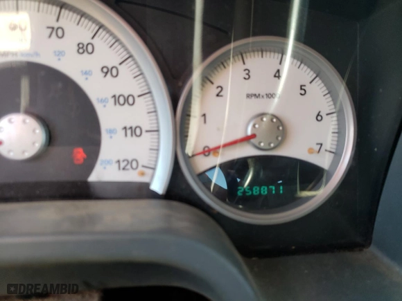 2005 Dodge Dakota SLT with VIN 1D7HW48N55S133654, listed as a Copart auction lot 46416175 with 258871 miles and Salvage Title. Bid and sale history available at carsss.com. Image 9.