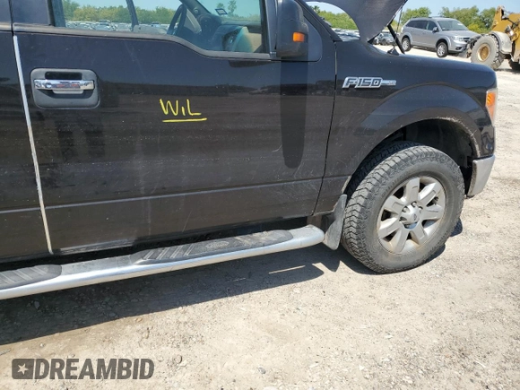 2013 Ford F-150 XL with VIN 1FTFW1EF5DKD25328, listed as a Copart auction lot 52443495 with 166,386 mi miles and Salvage Title. Bid and sale history available at carsss.com. Image 12.
