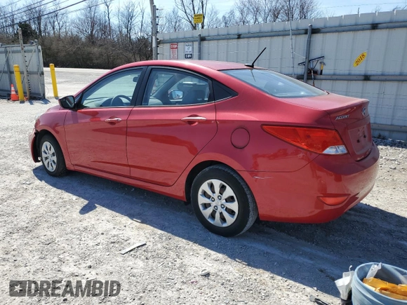 2015 Hyundai Accent GLS with VIN KMHCT4AE9FU913133, listed as a Copart auction lot 49409425 with 120,930 mi miles and Clean Title. Bid and sale history available at DreamBid. Image 2.