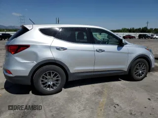 2018 Hyundai Santa Fe 2.4L with VIN 5XYZTDLB7JG548172, listed as a Copart auction lot 61970955 with 92,564 mi miles and Salvage title. Bid and sale history available at DreamBid. Image 3.
