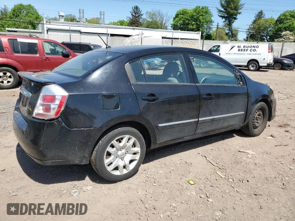 2012 Nissan Sentra S with VIN 3N1AB6APXCL722082, listed as a Copart auction lot 54893875 with 125,051 mi miles and Salvage title. Bid and sale history available at DreamBid. Image 3.