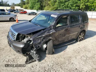 2013 Honda Pilot Touring with VIN 5FNYF4H97DB029661, listed as a Copart auction lot 57415815 with 262,135 mi miles and Salvage title. Bid and sale history available at DreamBid. Image 1.