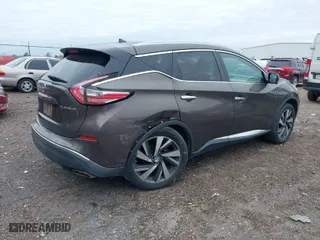 2015 Nissan Murano SL with VIN 5N1AZ2MG8FN284191, listed as a IAAI auction lot 41238481 with 83,902 mi miles. Bid and sale history available at carsss.com. Image 4.