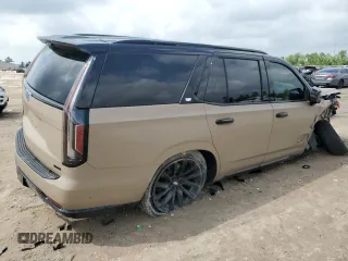 2024 Cadillac Escalade 4WD Sport with VIN 1GYS4FKL9RR311565, listed as a Copart auction lot 54236255 with 9,505 mi miles and Salvage title. Bid and sale history available at DreamBid. Image 3.