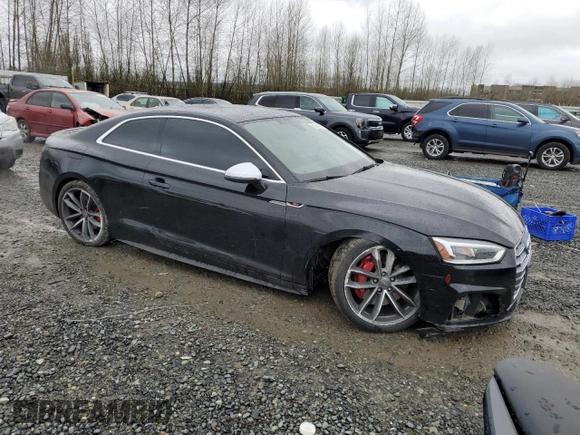 2018 Audi S5 Prestige z VIN WAUR4AF54JA036352, wystawiony jako Copart lot #50414155 z przebiegiem 40 613 mil mil oraz Szkoda całkowita • Salvage title. Historia ofert i sprzedaży dostępna na DreamBid. Obrazek 4.