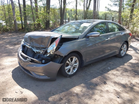 2013 Hyundai Sonata SE with VIN 5NPEC4AC1DH615985, listed as a IAAI auction lot 42070601 with 136,435 mi miles. Bid and sale history available at carsss.com. Image 2.