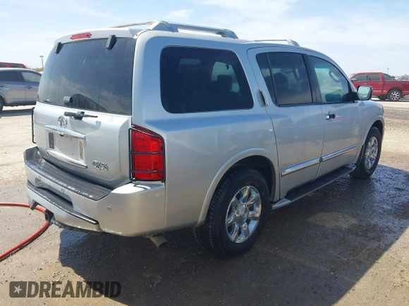2004 Infiniti QX56 with VIN 5N3AA08A44N809589, listed as a IAAI auction lot 41792702 with 1 mi miles. Bid and sale history available at carsss.com. Image 4.