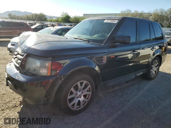 2007 Land Rover Range Rover Sport HSE with VIN SALSK25417A992754, listed as a Copart auction lot 54799865 with 175,208 mi miles and Salvage title. Bid and sale history available at DreamBid. Image 1.