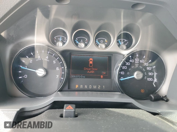 2016 Ford Super Duty F-250 SRW Lariat with VIN 1FT7W2B65GEA43630, listed as a Copart auction lot 51164995 with 335,370 mi miles and Salvage Title. Bid and sale history available at carsss.com. Image 9.