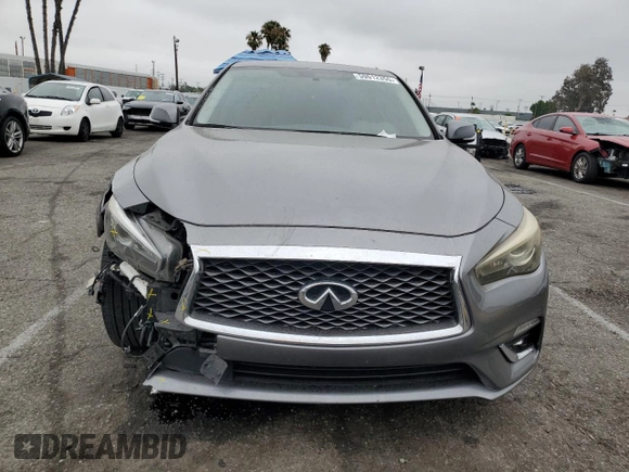 2020 Infiniti Q50 Luxe z VIN JN1EV7AP7LM206136, wystawiony jako Copart lot #59612355 z przebiegiem 70 001 mil mil oraz Szkoda całkowita • Salvage title. Historia ofert i sprzedaży dostępna na DreamBid. Obrazek 5.