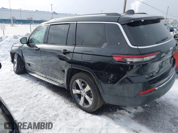 2021 Jeep Grand Cherokee Limited with VIN 1C4RJKBG3M8125074, listed as a IAAI auction lot 41509904 with 74,007 mi miles and . Bid and sale history available at DreamBid. Image 3.