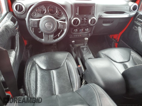 2017 Jeep Wrangler Unlimited Sahara with VIN 1C4BJWEG6HL552529, listed as a Copart auction lot 56688935 with Not provided miles and Salvage title. Bid and sale history available at DreamBid. Image 8.