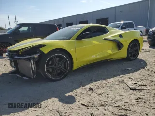2024 Chevrolet Corvette 1LT z VIN 1G1YA3D45R5115071, wystawiony jako Copart lot #43376175 z przebiegiem 5 498 mil mil oraz Szkoda całkowita • Salvage title. Historia ofert i sprzedaży dostępna na DreamBid. Obrazek 1.