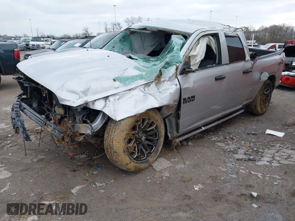 2018 Ram 1500 Tradesman with VIN 1C6RR7FT8JS293215, listed as a IAAI auction lot 41577266 with 123,056 mi miles and . Bid and sale history available at DreamBid. Image 2.