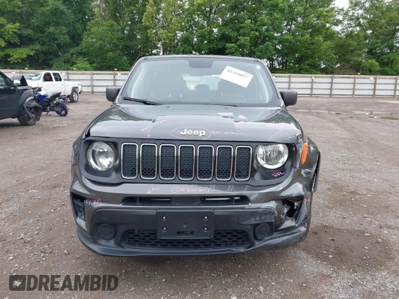 2019 Jeep Renegade Sport with VIN ZACNJAAB3KPK17836, listed as a IAAI auction lot 42351057 with 52,318 mi miles and . Bid and sale history available at DreamBid. Image 12.
