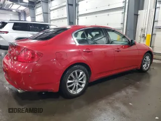 2007 Infiniti G35 Sedan G35x with VIN JNKBV61F97M804900, listed as a Copart auction lot 54253125 with 127,012 mi miles and Salvage Title. Bid and sale history available at carsss.com. Image 3.
