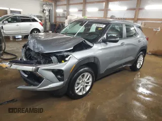 2024 Chevrolet TrailBlazer LS with VIN KL79MNSL5RB190683, listed as a Copart auction lot 82600314 with 4,148 mi miles and Salvage Title. Bid and sale history available at DreamBid. Image 1.