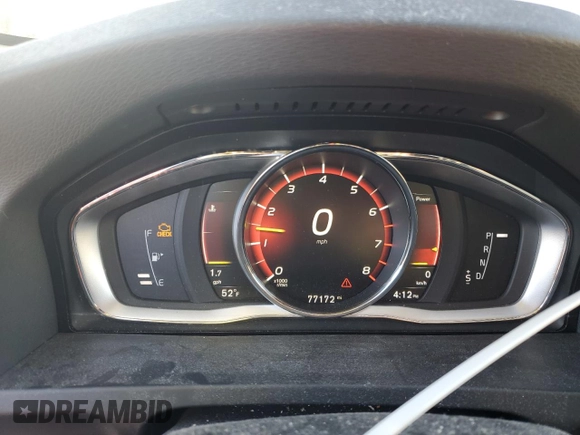 2018 Volvo S60 Dynamic with VIN YV126MFL9J2451928, listed as a Copart auction lot 86914784 with 77,172 mi miles and Salvage Title. Bid and sale history available at carsss.com. Image 9.