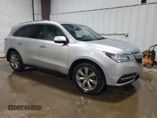 2014 Acura MDX Advance with VIN 5FRYD4H82EB042024, listed as a Copart auction lot 59236615 with 136,265 mi miles and Salvage title. Bid and sale history available at DreamBid. Image 4.