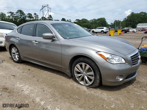 2013 Infiniti M37 with VIN JN1BY1AP8DM513632, listed as a Copart auction lot 41443245 with 151,701 mi miles and Salvage Title. Bid and sale history available at carsss.com. Image 4.