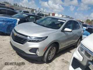 2022 Chevrolet Equinox LT with VIN 2GNAXJEV1N6136427, listed as a Copart auction lot 64428435 with 137,593 mi miles and Clean title. Bid and sale history available at DreamBid. Image 1.