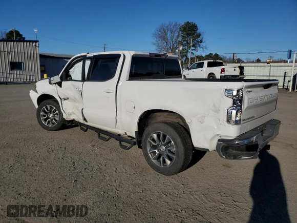 2021 Chevrolet Silverado 1500 LT with VIN 3GCUYDET7MG288203, listed as a Copart auction lot 89293605 with 40,755 mi miles and Salvage Title. Bid and sale history available at carsss.com. Image 2.