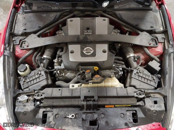 2014 Nissan 370Z with VIN JN1AZ4EHXEM633723, listed as a IAAI auction lot 41588284 with 1 mi miles. Bid and sale history available at carsss.com. Image 10.