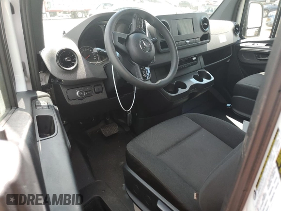 2023 Mercedes-Benz Sprinter Cargo Cargo with VIN W1Y4NDHY1PT141524, listed as a Copart auction lot 61076984 with 5,861 mi miles and Salvage Title. Bid and sale history available at DreamBid. Image 8.