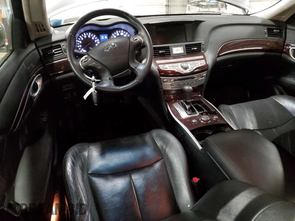2011 Infiniti M with VIN JN1BY1AR1BM376791, listed as a Copart auction lot 43964725 with 190,460 mi miles and Salvage Title. Bid and sale history available at DreamBid. Image 8.